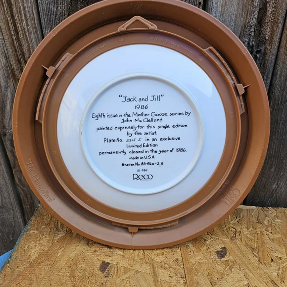 Jack And Jill Vintage Round Framed Painting of Children - Picture 13 of 15